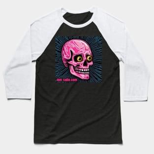 Pink Skull - IEM Radio Design Baseball T-Shirt